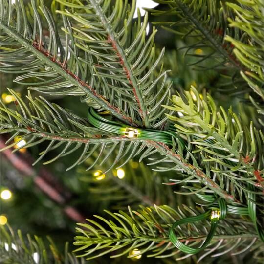 7.5ft. Pre-Lit Oregon Noble Fir Artificial Christmas Tree, Warm White LED Lights